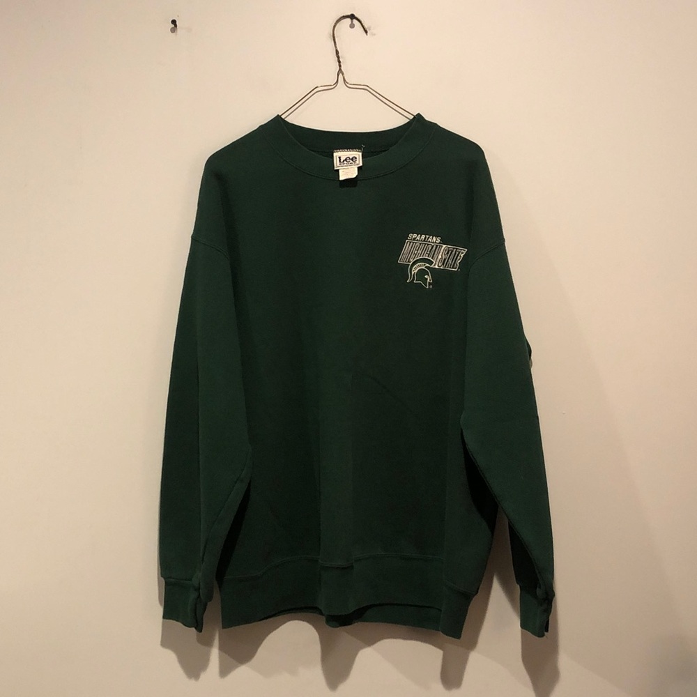 Vintage Michigan State Spartans Lee Sport Crewneck Sweatshirt